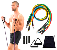 Carregar imagem no visualizador da galeria, Kit Elasticos Extensores de treinamento Fitness Exercicio em Casa