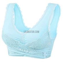 Carregar imagem no visualizador da galeria, Sutiã Push Up de renda - levanta os seios e reduz dor nas costas