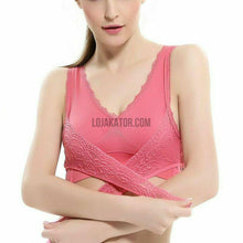 Carregar imagem no visualizador da galeria, Sutiã Push Up de renda - levanta os seios e reduz dor nas costas

