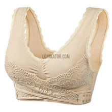 Carregar imagem no visualizador da galeria, Sutiã Push Up de renda - levanta os seios e reduz dor nas costas
